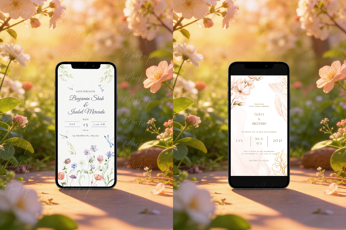 Spring Garden Aesthetic Phone Mockup, a Product Mockup by TatiMockup (Photo 3 of 3)