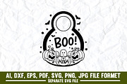 Boo svg, Halloween t-shirt design, a Graphic by VectorArtPrintableDesign (Thumbnail 3 of 3)
