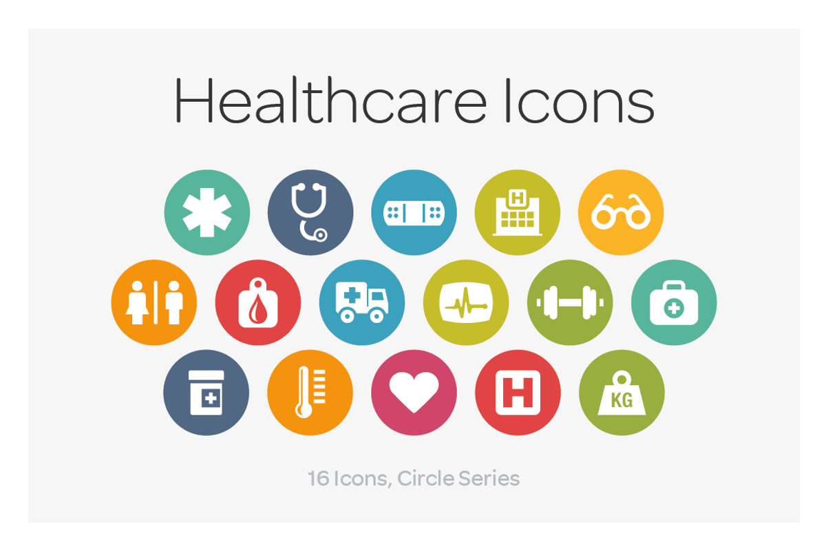 Circle Icons: Healthcare, an Icon by Scott Dunlap (Photo 1 of 2)