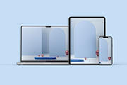 Macbook Pro iPad iPhone 13 Mockups, a Mac Mockup by Illusiongraphic (Thumbnail 6 of 34)