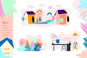 Cartoon characters on daily activity, a Person Illustration by PixelAesthetic (Thumbnail 6 of 7)