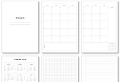 Planner kit vol.4. Universal design, a Stationery Template by Lina_Lisichka (Thumbnail 2 of 5)