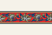 Blue Indian Block Print: Border Vol2, a Pattern Graphic by StabuLaRasa illustration (Thumbnail 5 of 13)