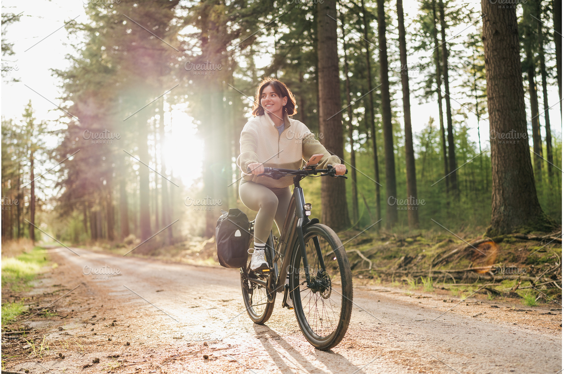 Wellness in motion, a vibrant woman, a Holiday Photo by AD Stock Images