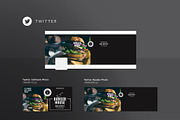 Social Media Pack | Burger House, a Social Media Template by Amber Graphics (Thumbnail 3 of 10)
