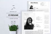 Minimalist CV Resume, a Resume Template by Al-Ghaniy (Thumbnail 3 of 4)