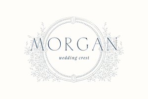 Morgan | Vintage Wedding Crest