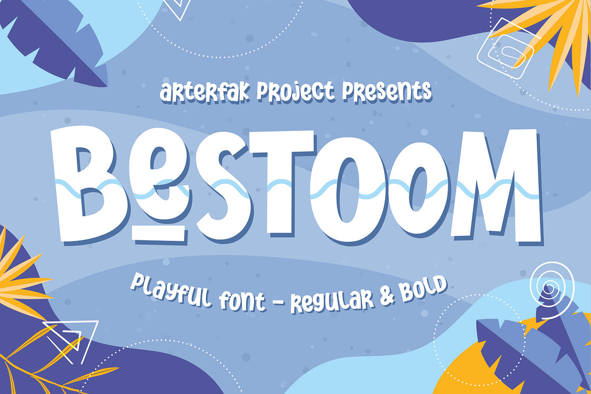 Bestoom - Playful Handwritten, a Sans Serif Font by Arterfak Project (Photo 1 of 11)
