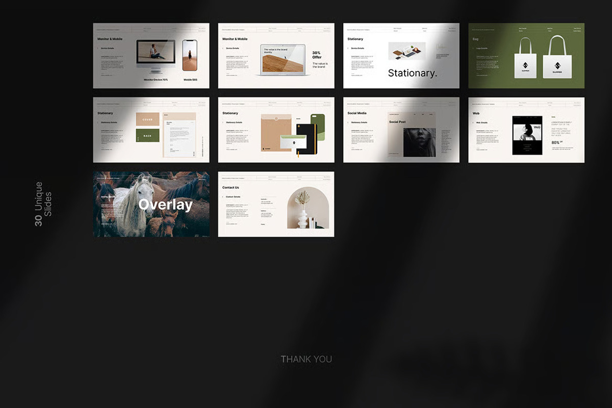 Brand Guideline Keynote Presentation preview 7