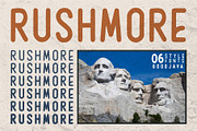 Rushmore Family - 6 Fonts, a Sans Serif Font by Good Java Studio (Thumbnail 1 of 8)