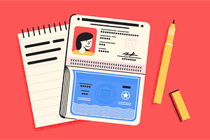 Passport Illustration Pack