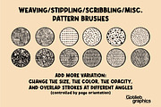 Procreate Hatching Brushes, Pattern, a Brush Add-On by Gotlieb Graphics (Thumbnail 3 of 5)