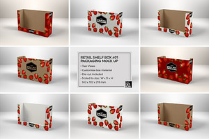 Retail Shelf Box Packaging Mockups1