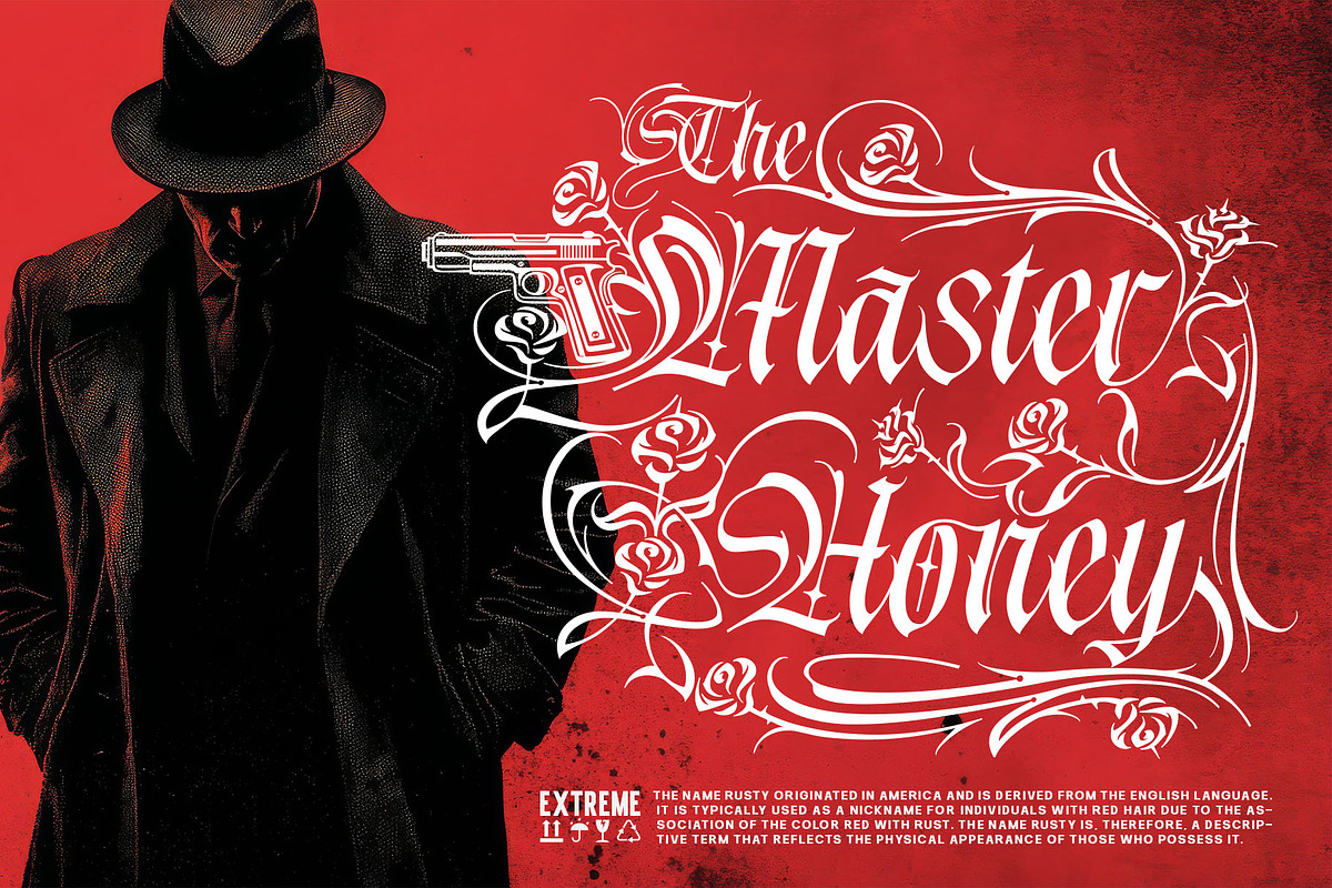 Sacra Spina Typeface, a Blackletter Font by alit design (Photo 6 of 20)