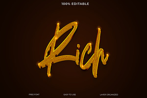 Luxury Gold PSD Text Style Effect, a Layer Style Add-On by Imamul001