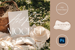 Boho Art Print Mockup AR-PI-001