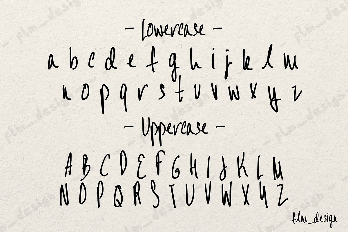 Tight Squeeze Real Handwriting Font, a Handwritten Font by Flm__design (Photo 4 of 4)
