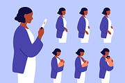 Pregnancy stages set. Pregnant woman, a Person Illustration by Good Studio (Thumbnail 1 of 4)