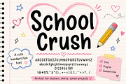 School Crush, a Script Font by Wow Magic (Thumbnail 6 of 6)