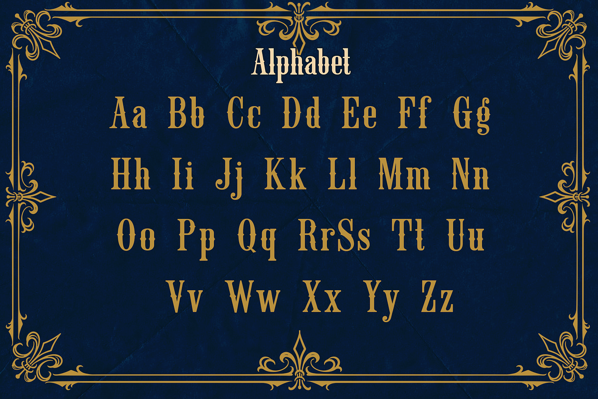 Aniques Blacklleter, a Blackletter Font by dansdesign (Photo 4 of 8)