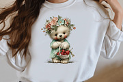 Whimsical Summer Teddy Bear Clipart, an Illustration by Designworld (Thumbnail 7 of 8)