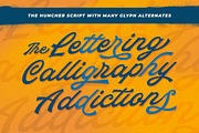 The Huncher Script, a Script Font by Letterhend Studio (Thumbnail 2 of 9)