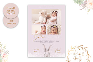 PSD Photo Session Card Template 55