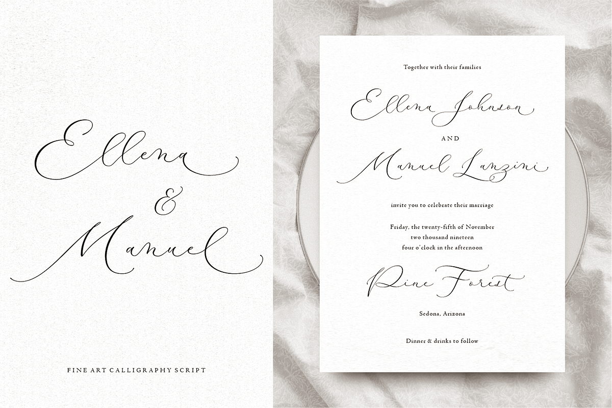 Modella - Modern Wedding Fonts preview 5