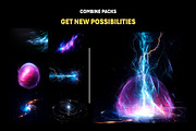 Magic Blue Golden Overlay Effects, an Object Graphic by Mikel Blazgad (Thumbnail 7 of 11)