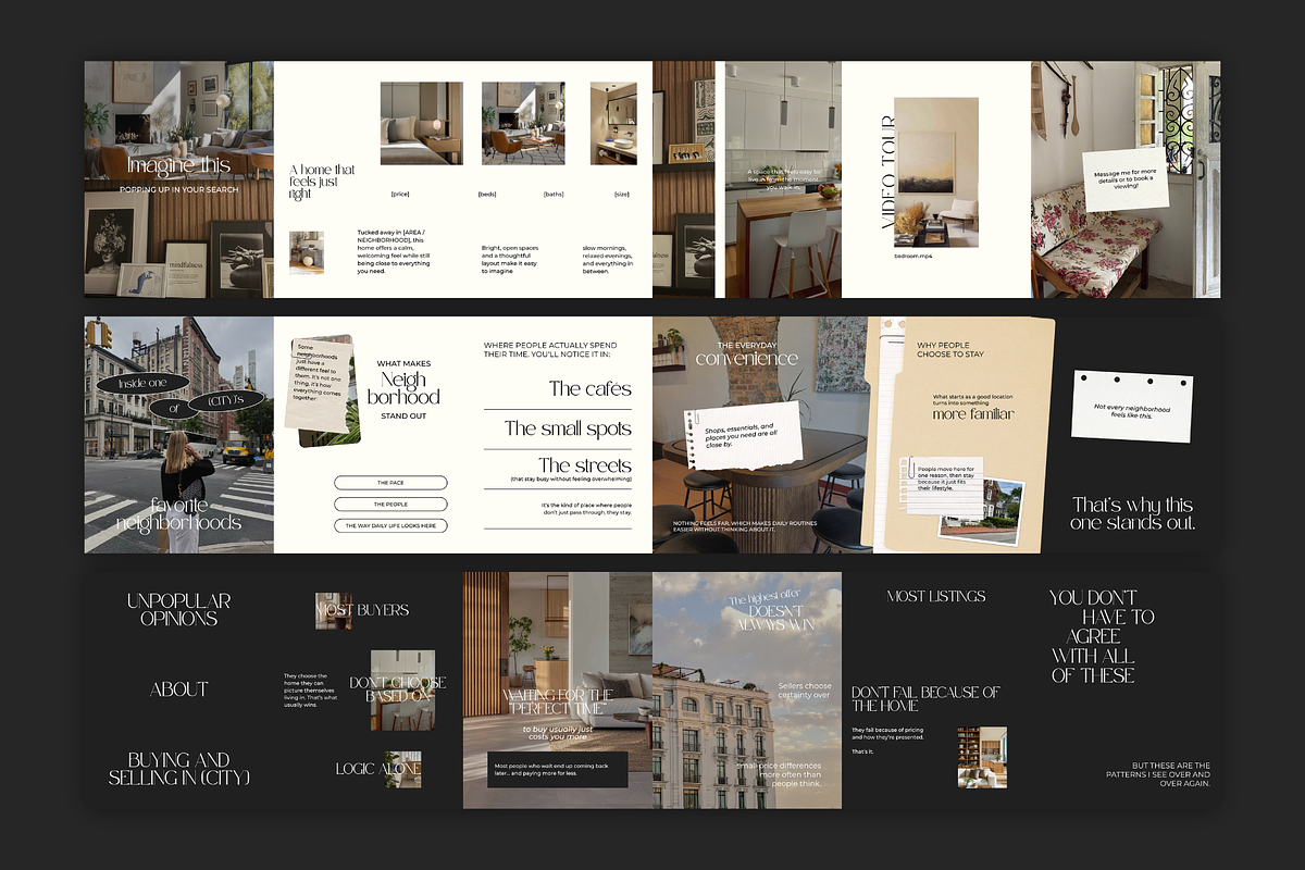 Real Estate Carousels and Captions, a Social Media Template by Meraki Templates (Photo 7 of 11)