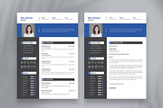 Clean and creative minimal resume, a Resume Template by Blackcloud_Creations (Thumbnail 3 of 5)