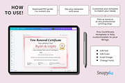 Vow Renewal Certificate Template, a Card Template by Snapybiz (Thumbnail 9 of 10)