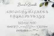 Branch & Bramble Calligraphy Font, a Script Font by Callie Rian & Co. (Thumbnail 13 of 17)