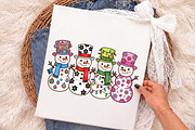 Preppy Snowman Christmas png, an Object Illustration by Libby Wishes (Thumbnail 3 of 3)