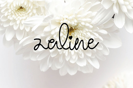 zaline font, a Script Font by Mariyana