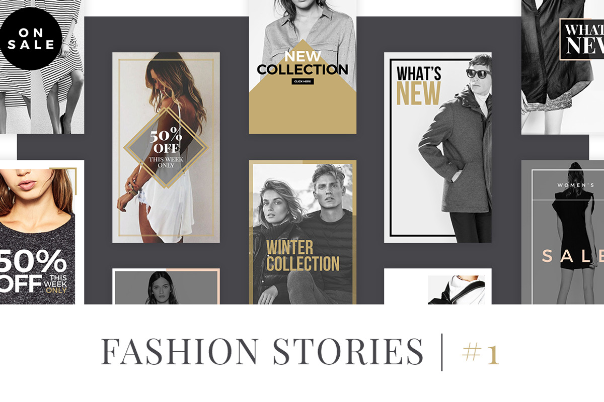 Fashion Instagram Stories V1, a Social Media Template by MinimalStudioCo (Photo 1 of 8)