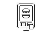 Vending machine line icon, an Outline Icon by ElineDesign (Thumbnail 2 of 3)