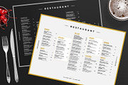 Restaurant Menu, a Flyer Template by BrandPacks (Thumbnail 1 of 4)