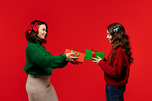 Mum and teenage daughter, a Holiday Photo by Elena Vagengeim