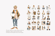 romantic classical musicians clipart, a Decorative Illustration by Patishop Art (Thumbnail 2 of 11)