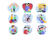 Father’s Day Vector Illustration, an Illustration by Vector Portal (Thumbnail 4 of 7)