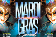 Mardi Gras Flyer, a Flyer Template by Stock_Design (Thumbnail 2 of 2)
