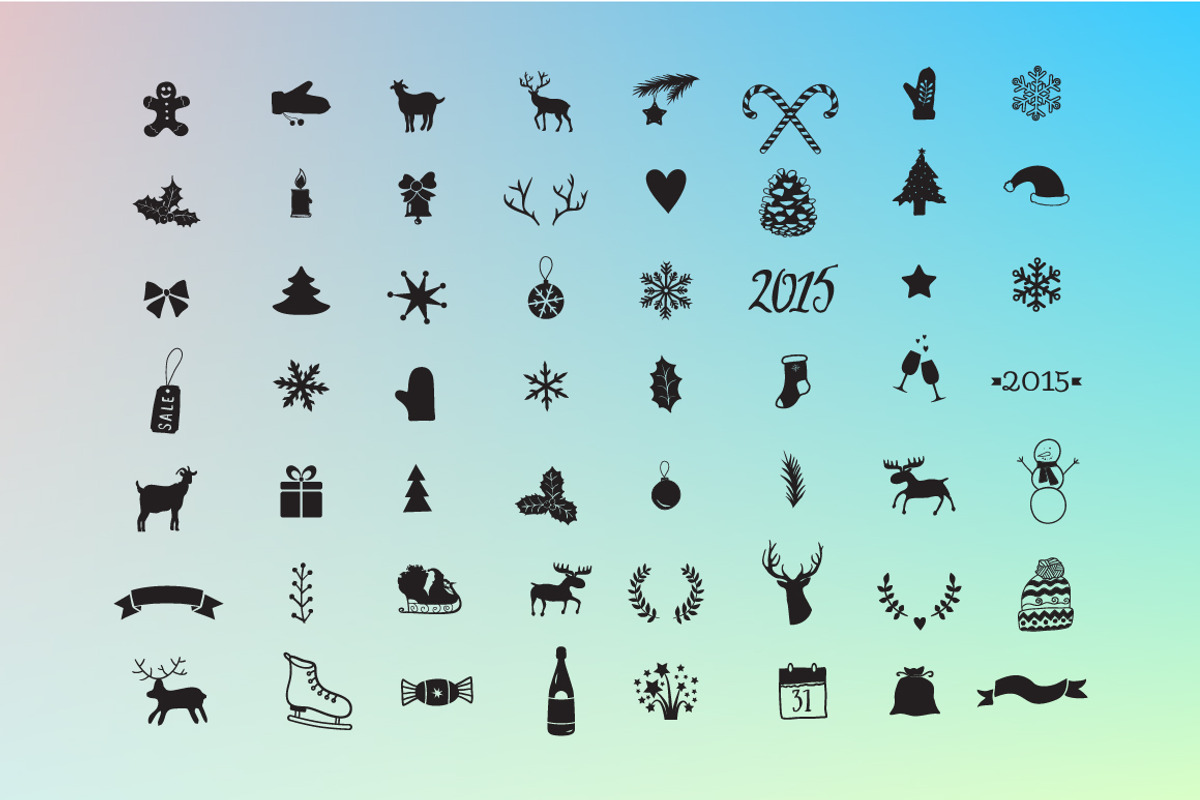 56 Christmas Icon Set, an Icon by Markovka (Photo 2 of 3)