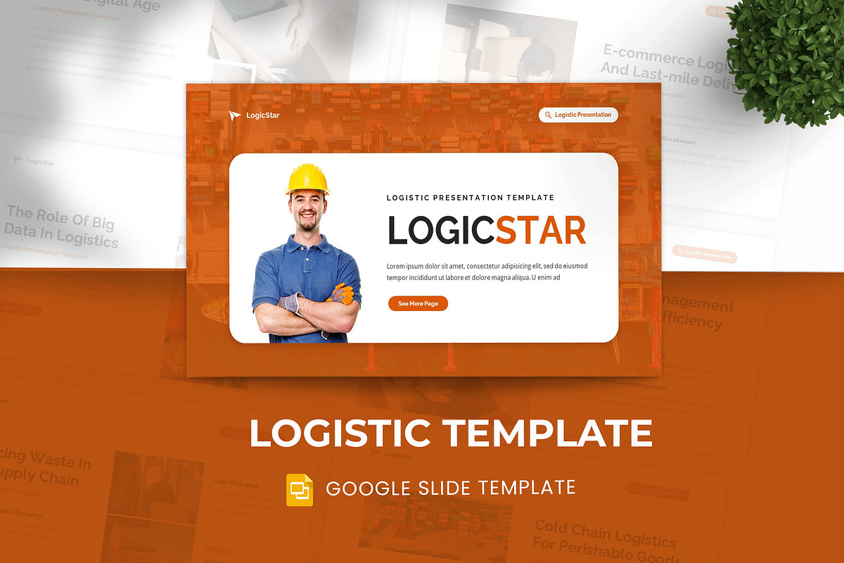 LogicStar- Google Slide Template, a Presentation Template by casanovastudio (Photo 1 of 3)