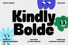 Kindly Bolde - Bold Retro Font