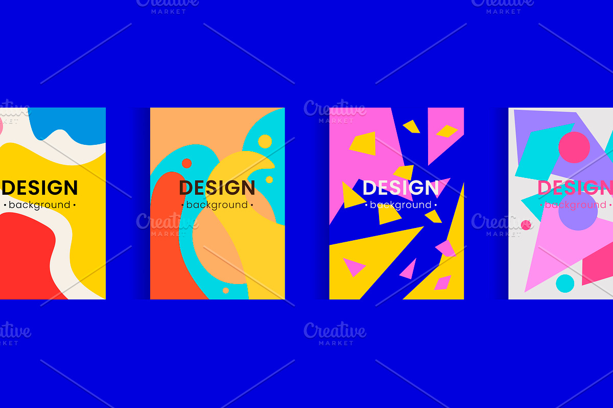 Abstract modern cover designs, a Decorative Illustration by Noires (Photo 3 of 5)