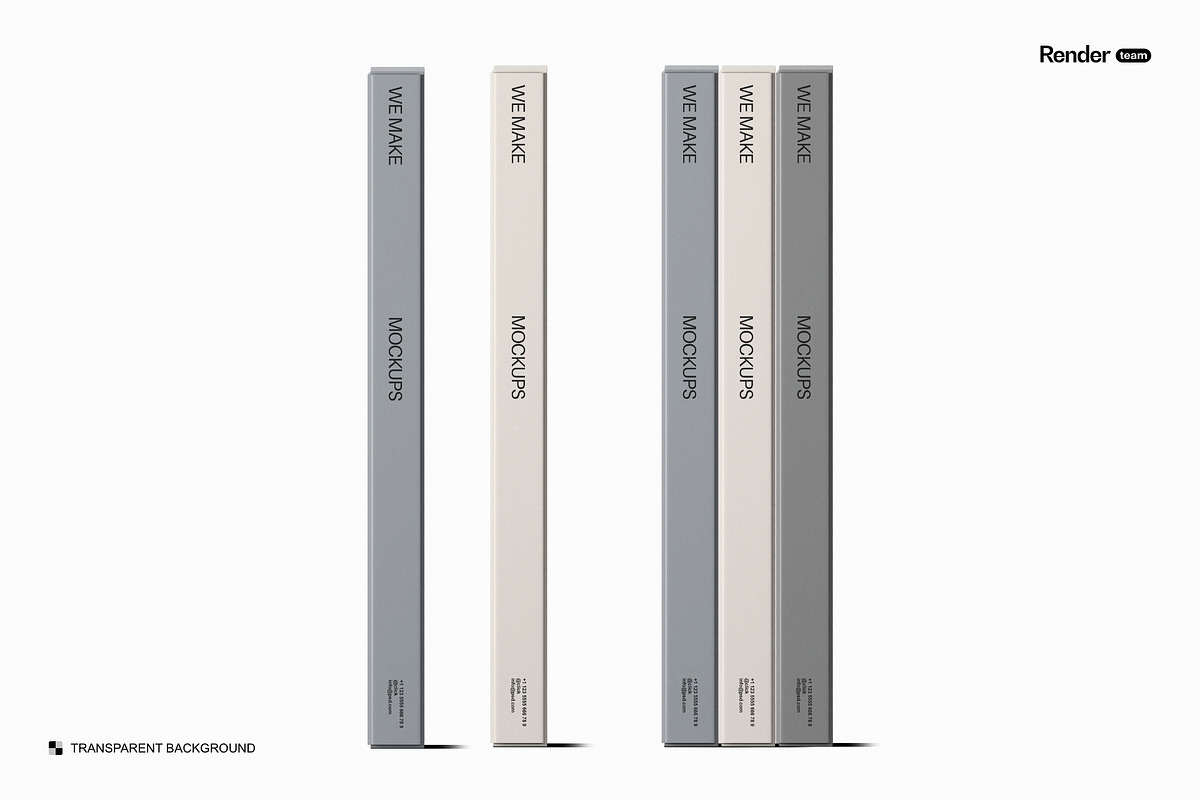 Binder Mockup Set, a Product Mockup by Renderteam (Photo 13 of 16)