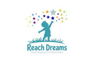 Kids Education Logo | Reach Dreams