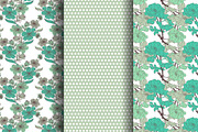 10 Floral Patterns, a Pattern Graphic by Sunset&Sea Design (Thumbnail 2 of 5)