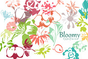 Bloomy typeface, a Symbol Font by ItsDianaDesign (Thumbnail 1 of 4)